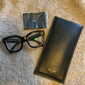 Celine eyeglasses D-frame acetate glasses